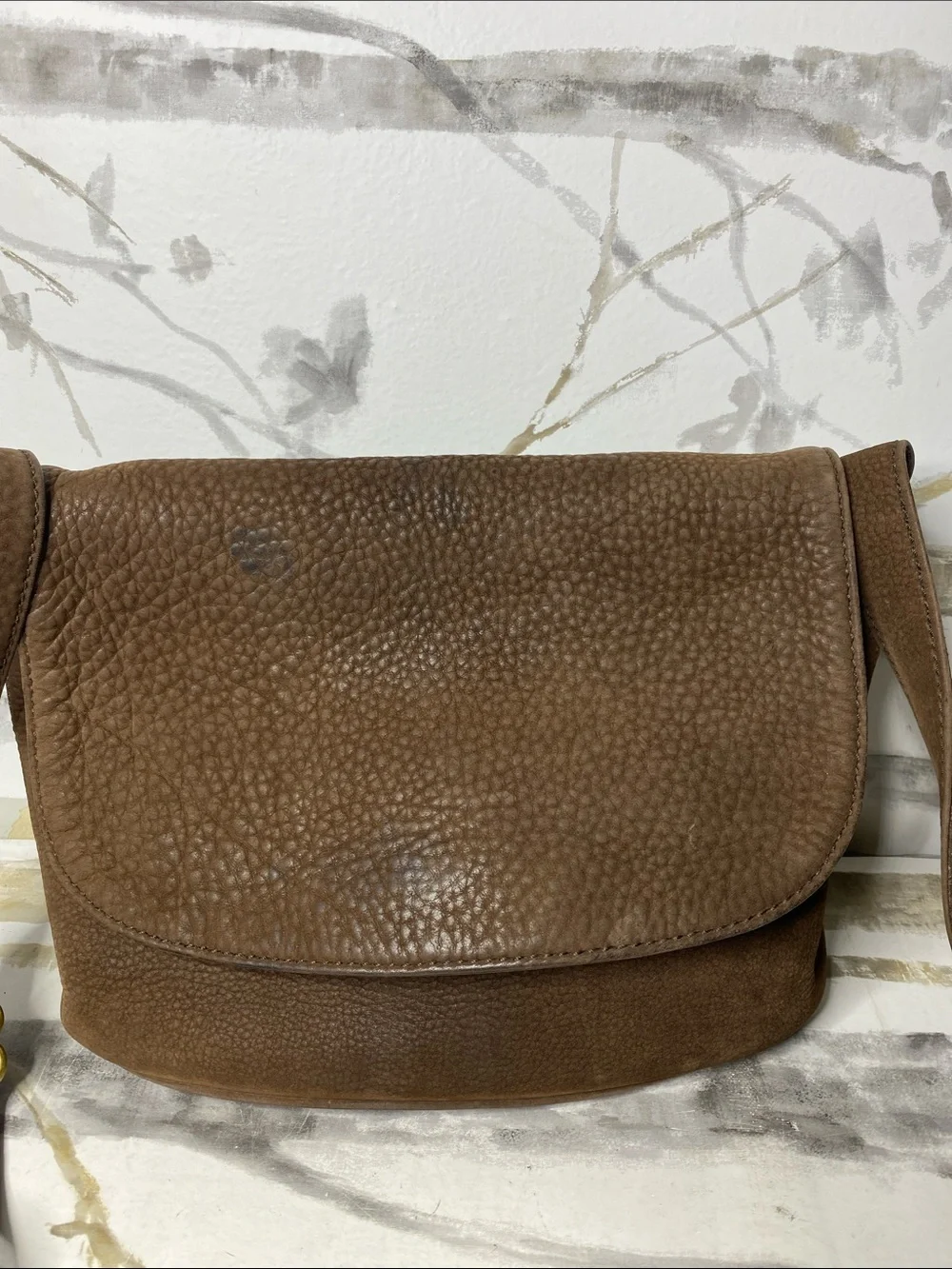 Coach Sonoma Nubuck Pebbled Leather Flap Shoulder Bag/crossbody (Style 4935)
